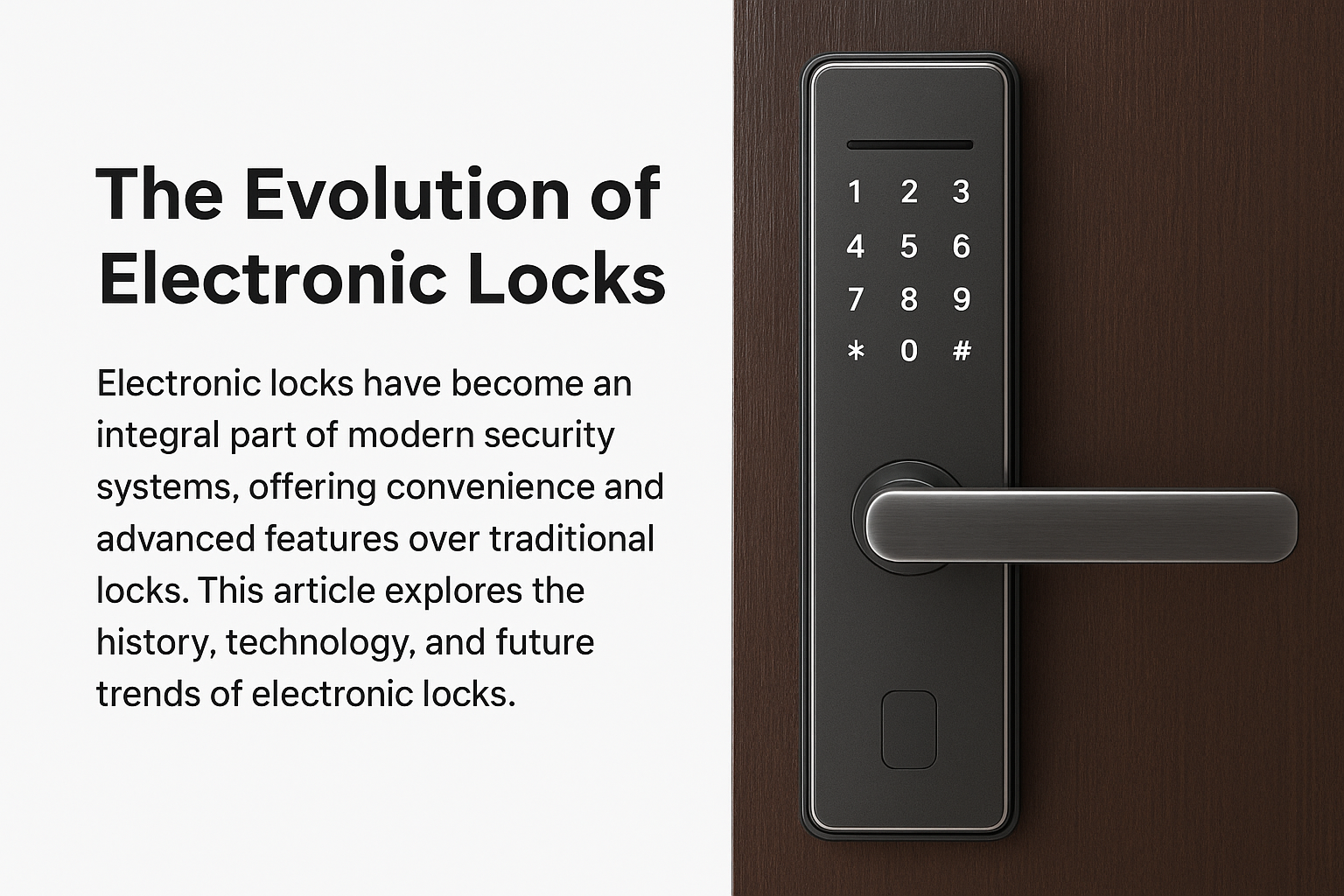 بررسی تحول قفل‌های الکترونیکی و نقش فناوری‌های نوین مانند IoT و هوش مصنوعی